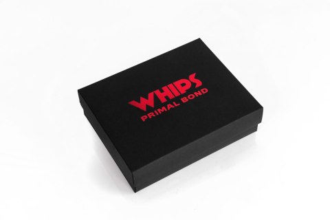 Obroża z podwójnymi ćwiekami czarna L Primal Bond Whips