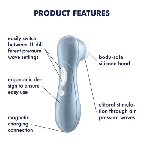 Stymulator łechtaczki Pro 2 blue Satisfyer