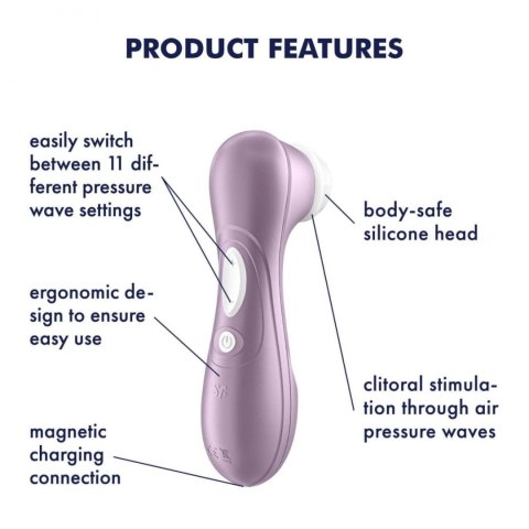 Stymulator łechtaczki Pro 2 violet Satisfyer