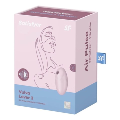 Stymulator łechtaczki Vulva Lover 3 pink Satisfyer