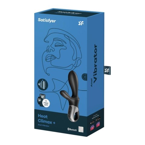 Wibrator analny Heat Climax+ Connect App Satisfyer