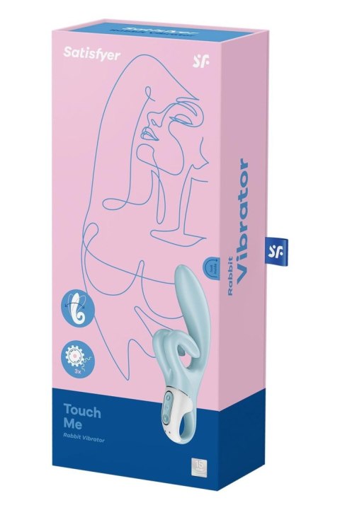 Wibrator króliczek Touch me blue Satisfyer