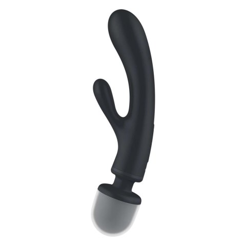Wibrator króliczek z masażerem Triple Lover grey Satisfyer