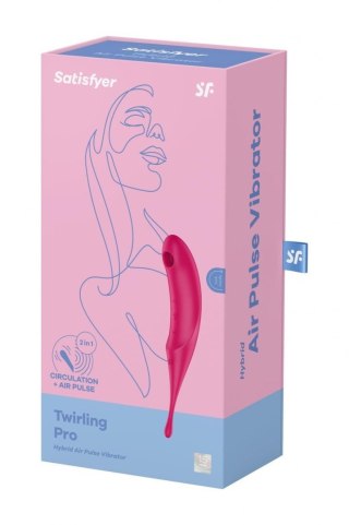 Wibrator wielofunkcyjny Twirling Pro red Satisfyer