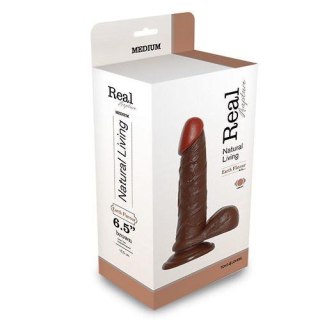 Wibrator-REALISTIC VIBRATOR REAL RAPTURE BROWN 6.5"
