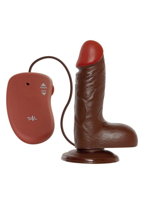Wibrator-REALISTIC VIBRATOR REAL RAPTURE BROWN 6"