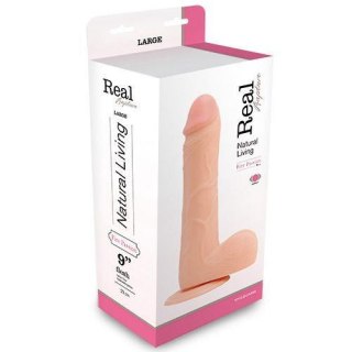 Wibrator-REALISTIC VIBRATOR REAL RAPTURE FLESH 9"