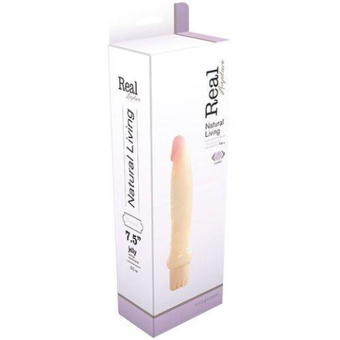 Wibrator-REALISTIC VIBRATOR REAL RAPTURE TSUNAMI JELLY FLESH 7.5"