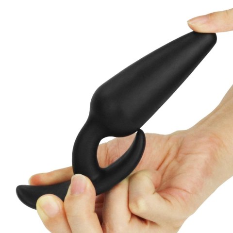 Korek analny z podstawą LURE ME L black