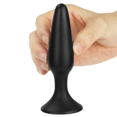 Korek analny LoveToy LURE ME S 11,5 cm black