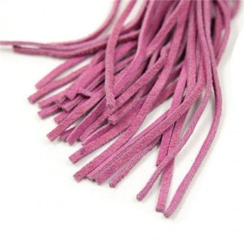 Pejcz-Frusta MSX skórzany z frędzlami pink
