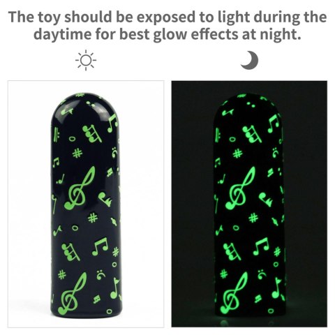 Rechargeable Glow-in-the-dark Music Massager