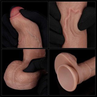 8'' Dual Layered Silicone Cock