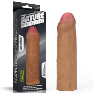 Add 1"" Revolutionary Silicone Nature Extender Uncircumcised