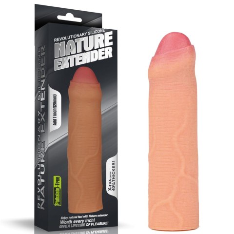 Add 1"" Revolutionary Silicone Nature Extender Uncircumcised
