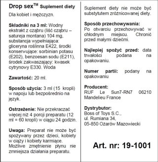 Supl.diety-DROP SEX 20 ML