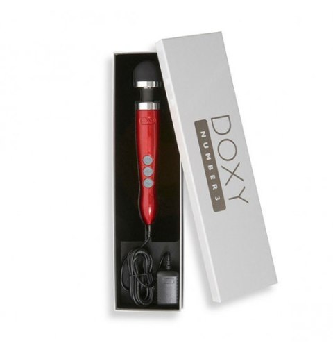 Doxy Number 3 Wand Massager Candy Red