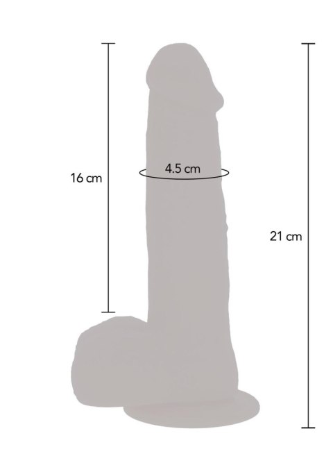 Rotating Beads Vibrating Dildo Light skin tone