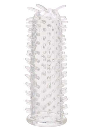 Nakładka na penisa SCALA z wypustkami Seduction Sleeve Transparent
