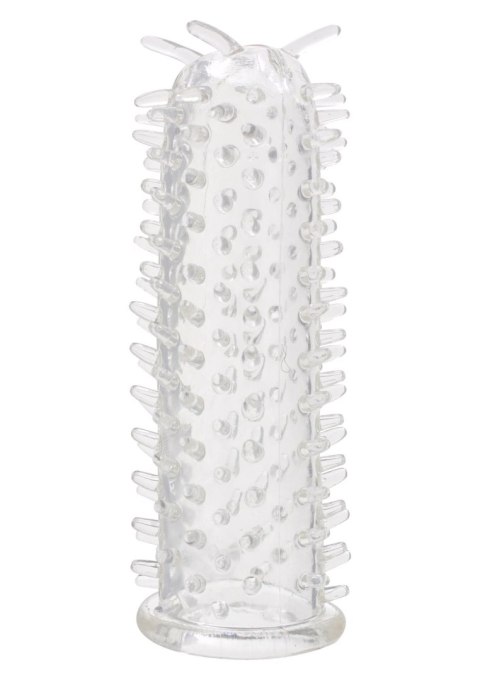Nakładka na penisa SCALA z wypustkami Seduction Sleeve Transparent