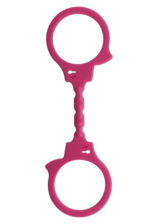 Kajdanki SCALA Stretchy Fun Cuffs Silicon Pink