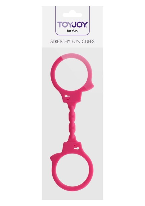 Kajdanki SCALA Stretchy Fun Cuffs Silicon Pink