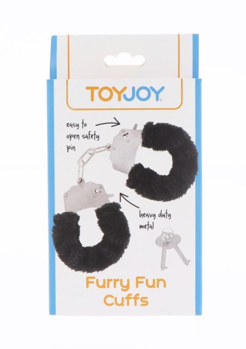 Kajdanki SCALA Furry Fun Cuffs Black