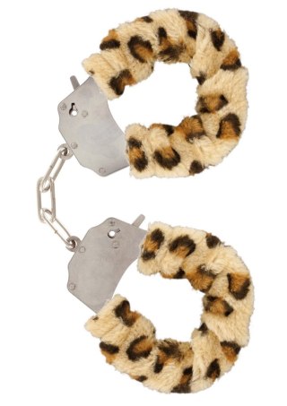 Kajdanki SCALA Furry Fun Cuffs Leopard