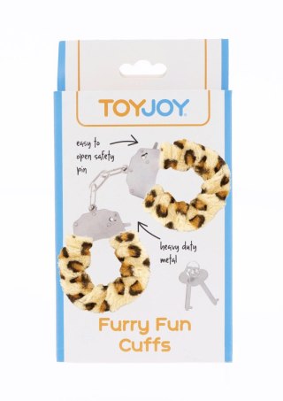 Kajdanki SCALA Furry Fun Cuffs Leopard