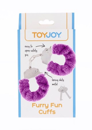 Kajdanki pluszowe Furry Fun Cuffs Purple