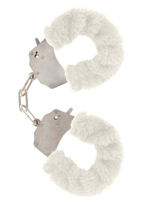 Kajdanki SCALA Furry Fun Cuffs White