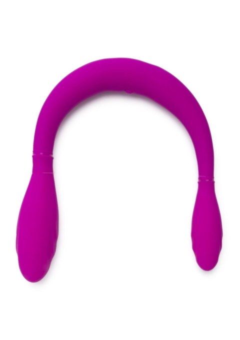 Podwójne dildo Infinity + 4 funkcje pulsacji pink Scala