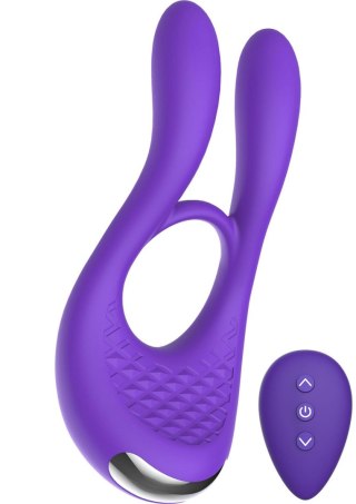 Pierścień erekcyjny z uszami Joy Ride Purple ToyJoy