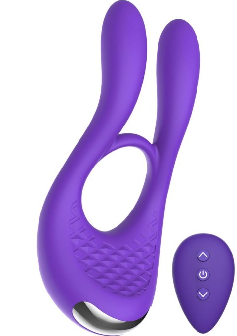 Pierścień erekcyjny z uszami Joy Ride Purple ToyJoy