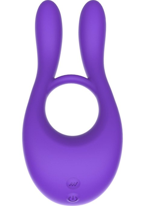 Pierścień erekcyjny z uszami Joy Ride Purple ToyJoy