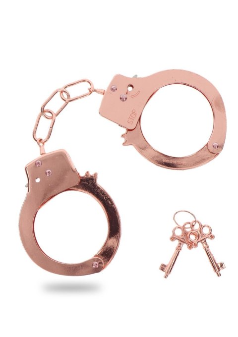 Kajdanki SCALA metalowe Rose Gold