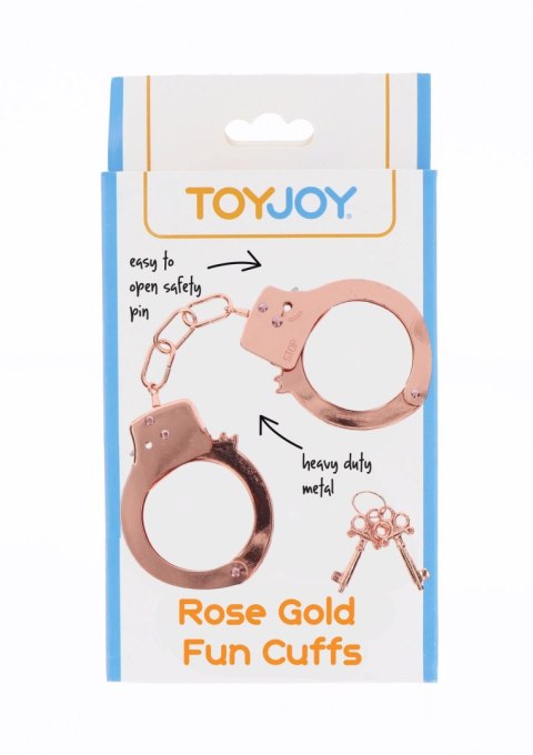 Kajdanki SCALA metalowe Rose Gold