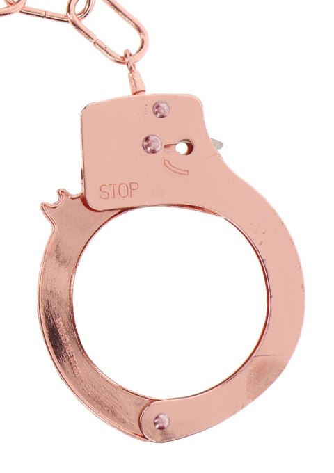 Kajdanki SCALA metalowe Rose Gold