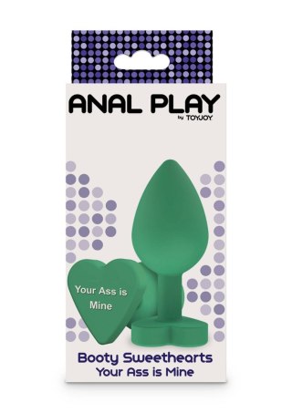 Korek analny SCALA Your Ass Is Mine Green Heart