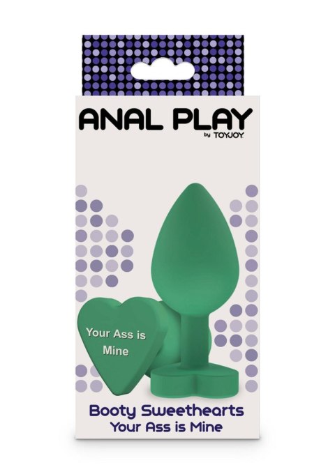 Korek analny SCALA Your Ass Is Mine Green Heart