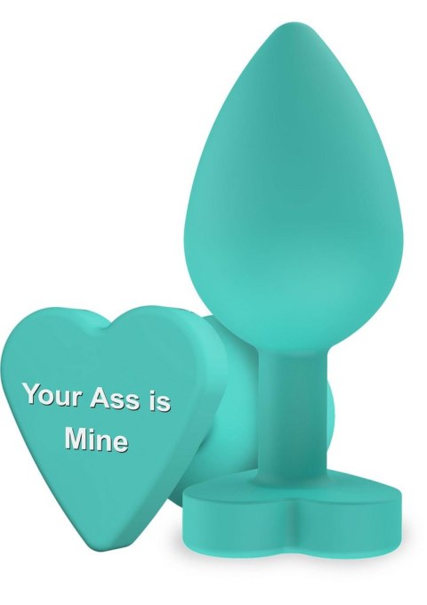 Korek analny SCALA Your Ass Is Mine Green Heart