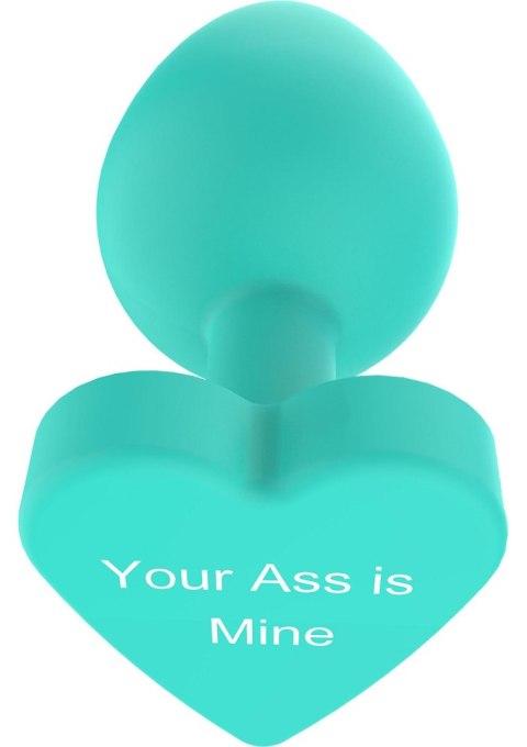 Korek analny SCALA Your Ass Is Mine Green Heart