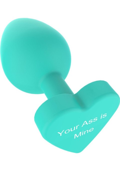 Korek analny SCALA Your Ass Is Mine Green Heart
