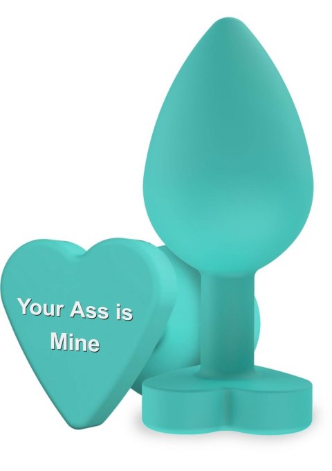 Korek analny SCALA Your Ass Is Mine Green Heart