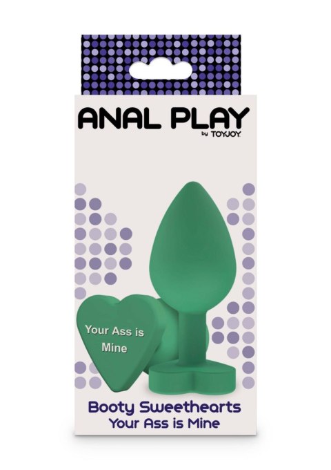 Korek analny SCALA Your Ass Is Mine Green Heart