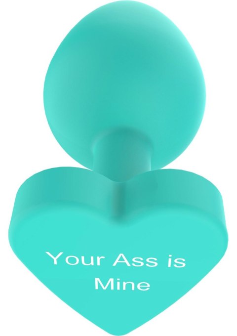 Korek analny SCALA Your Ass Is Mine Green Heart