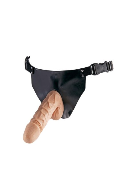 Strap on Superwoman żylasty light skin tone