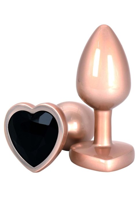 Korek analny z kryształem Toyjoy Rose gold