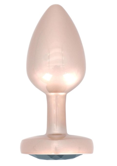 Korek analny z kryształem Toyjoy Rose gold