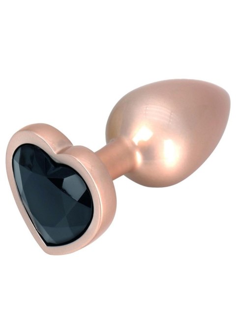 Korek analny z kryształem Toyjoy Rose gold